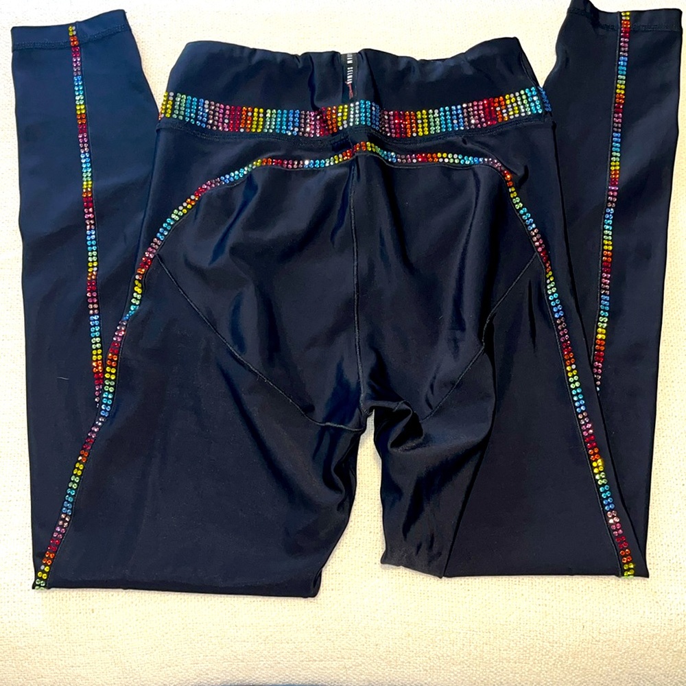 Adam Selman Leggings rainbow crystal racer leggings Pride edition size‎ S - Picture 6 of 12